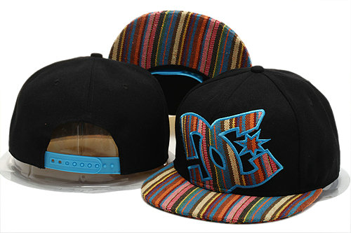 DC Black Snapback Hat YS 1 0721